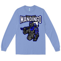 Colony Blue mandingo fighter chief, liberian superhero, african ancestry premium t Long Sleeve Tee - linhVisuals