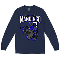 Navy mandingo fighter chief, liberian superhero, african ancestry premium t Long Sleeve Tee - linhVisuals