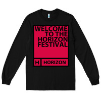 Black Horizon Festival Long Sleeve Tee - linhVisuals
