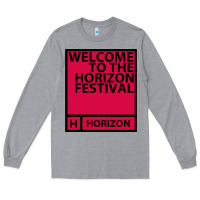 Heather Grey Horizon Festival Long Sleeve Tee - linhVisuals