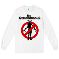 White stranger no demogorgons Long Sleeve Tee - linhVisuals