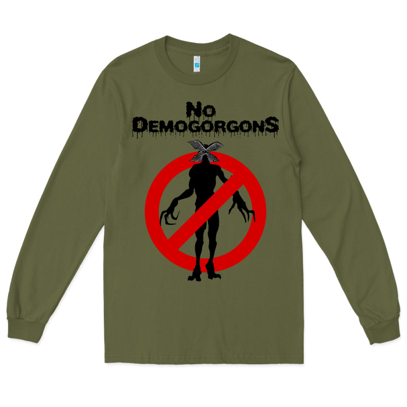 Stranger No Demogorgons Long Sleeve Tee by linhVisuals | Teevron