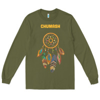 Army Green chumash tribe native american indian vintage dream catcher t shirt Long Sleeve Tee - linhVisuals