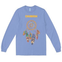 Colony Blue chumash tribe native american indian vintage dream catcher t shirt Long Sleeve Tee - linhVisuals