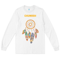 White chumash tribe native american indian vintage dream catcher t shirt Long Sleeve Tee - linhVisuals