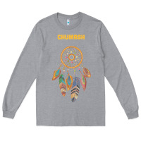 Heather Grey chumash tribe native american indian vintage dream catcher t shirt Long Sleeve Tee - linhVisuals