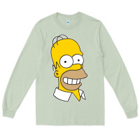 Matcha the simpsons homer simpson face sweatshirt Long Sleeve Tee - linhVisuals