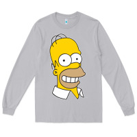 Moon Dust the simpsons homer simpson face sweatshirt Long Sleeve Tee - linhVisuals