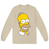 Mushroom the simpsons homer simpson face sweatshirt Long Sleeve Tee - linhVisuals