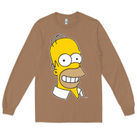 Toasted Coconut the simpsons homer simpson face sweatshirt Long Sleeve Tee - linhVisuals