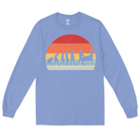Colony Blue vintage retro evolution of the pinball lover premium t shirt Long Sleeve Tee - linhVisuals