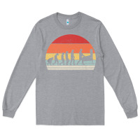 Heather Grey vintage retro evolution of the pinball lover premium t shirt Long Sleeve Tee - linhVisuals