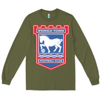 Army Green the ipswich town Long Sleeve Tee - linhVisuals