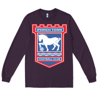 Plum the ipswich town Long Sleeve Tee - linhVisuals