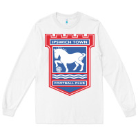 White the ipswich town Long Sleeve Tee - linhVisuals