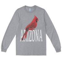 Heather Grey black vintage cardinal red bird arizona az gifts premium t shirt Long Sleeve Tee - linhVisuals