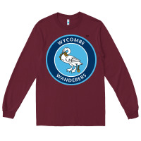 Burgundy the wycombe wanderers Long Sleeve Tee - linhVisuals