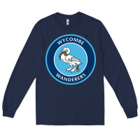 Navy the wycombe wanderers Long Sleeve Tee - linhVisuals