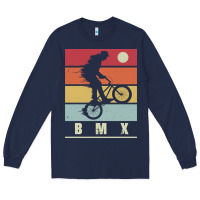 Bmx Vintage Bike Fans Kids Gift Boys Bmx Pullover Hoodie Long Sleeve Tee | Teevron