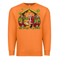 Carrot with god all things are possible santa baby jesus Premium Sweatshirt - Jasminsmagicworld