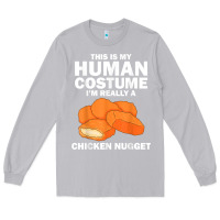 Moon Dust funny chicken nugget costume for kids fashion nugget foodie t shirt Long Sleeve Tee - linhVisuals