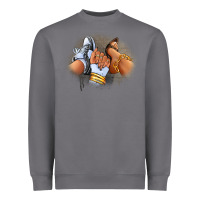 Storm Sneaker and heel afro woman Heavyweight Sweatshirt - RanaPortraitStore