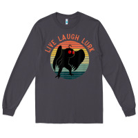 Smoke mothman live laugh lurk Long Sleeve Tee - linhVisuals