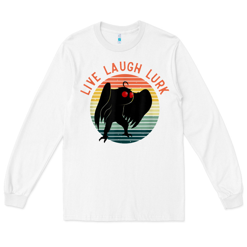 Mothman Live Laugh Lurk Long Sleeve Tee by linhVisuals | Teevron