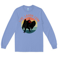 Colony Blue mothman live laugh lurk Long Sleeve Tee - linhVisuals