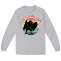 Moon Dust mothman live laugh lurk Long Sleeve Tee - linhVisuals