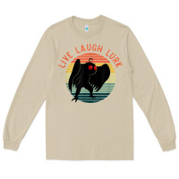 Mushroom mothman live laugh lurk Long Sleeve Tee - linhVisuals