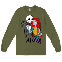 Army Green jack  and sally Long Sleeve Tee - linhVisuals