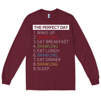 Burgundy brawl shirt brawling gamer gaming t shirt Long Sleeve Tee - linhVisuals
