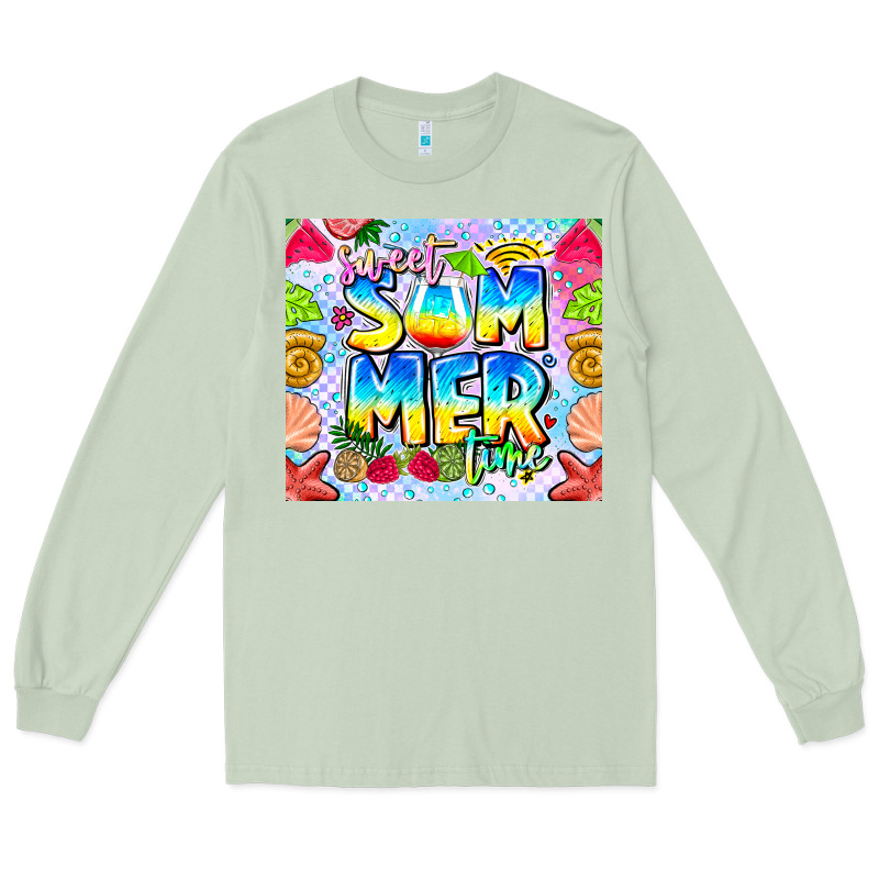 Summer Time Long Sleeve Tee by CowhideDigitalArt | Teevron