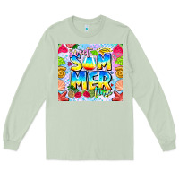Matcha summer time Long Sleeve Tee - CowhideDigitalArt