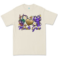 Bone Peace love crawfish Mardi Gras skeleton hand Premium Tee - FaDigitalArtStudio