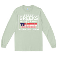 Matcha greeks for trump conservative gift trump 2020 re election t shirt Long Sleeve Tee - linhVisuals