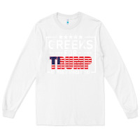White greeks for trump conservative gift trump 2020 re election t shirt Long Sleeve Tee - linhVisuals
