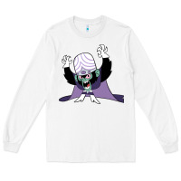 White mojo jojo Long Sleeve Tee - linhVisuals