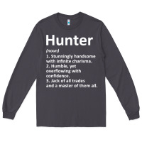Smoke hunter definition personalized name funny birthday gift idea t shirt Long Sleeve Tee - linhVisuals