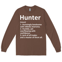 Chestnut hunter definition personalized name funny birthday gift idea t shirt Long Sleeve Tee - linhVisuals