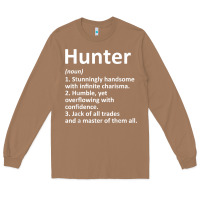 Toasted Coconut hunter definition personalized name funny birthday gift idea t shirt Long Sleeve Tee - linhVisuals