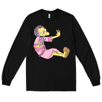 Black moe Long Sleeve Tee - linhVisuals