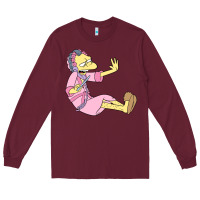 Burgundy moe Long Sleeve Tee - linhVisuals