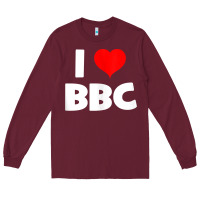 Burgundy i love bbc tank top Long Sleeve Tee - linhVisuals