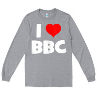 Heather Grey i love bbc tank top Long Sleeve Tee - linhVisuals