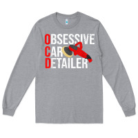 Heather Grey funny obessive car detailer for car detailing t shirt Long Sleeve Tee - linhVisuals