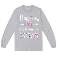 Moon Dust happiness is being a noni ever women floral decor Long Sleeve Tee - linhVisuals