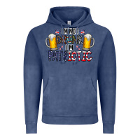 Vintage Denim I'm Not Drunk I'm Patriotic Vintage Hoodie - CowhideDigitalArt