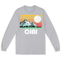 Moon Dust ojai california mountains & sun retro 80s graphic Long Sleeve Tee - linhVisuals
